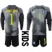 Cheap Brazil Alisson Becker #1 Goalkeeper Home Football Kit Children World Cup 2022 Long Sleeve (+ pants)